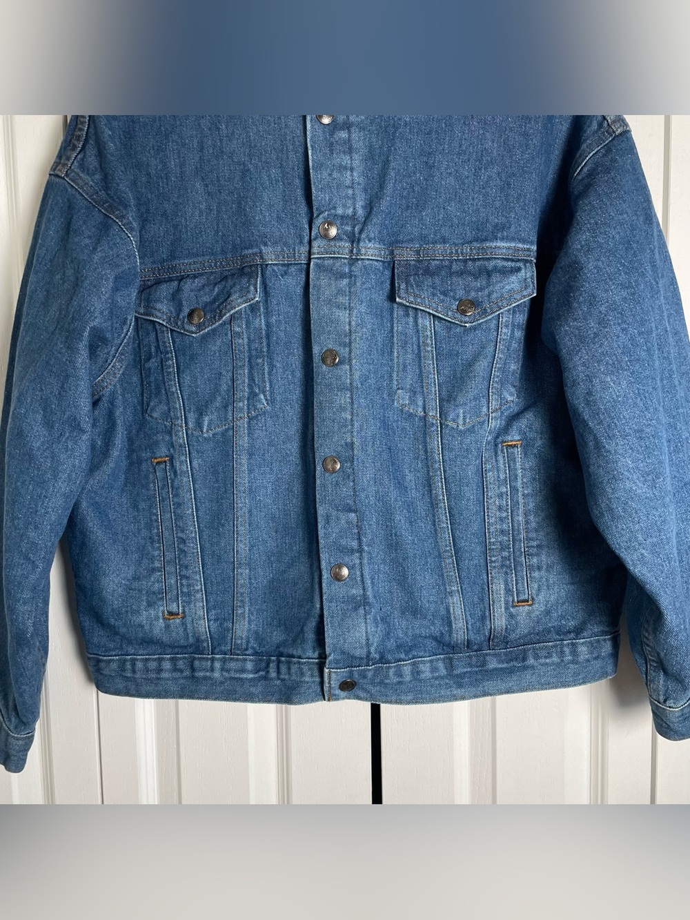 VTG Authentic NRA Gear Denim Jacket Mens Large Heavy Concealed Carry MADE IN USA - Picture 3 of 16